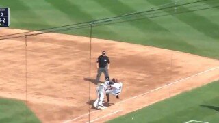 Brett Gardner and Rickie Weeks Forget What Sport They're Playing and Steamroll Each Other