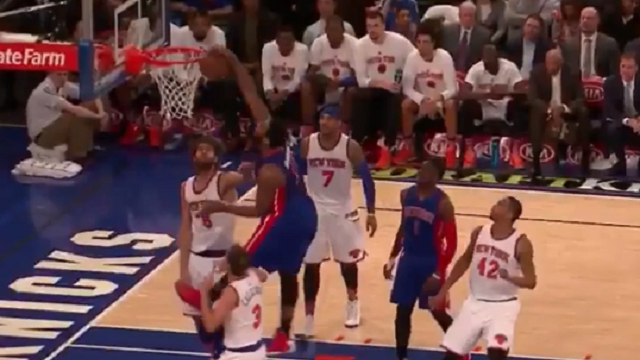 Watch Detroit Pistons\' Andre Drummond Hilariously Get Rejected By Rim On Dunk Attempt