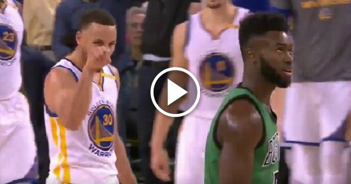 Stephen Curry Hits Ridiculous Buzzer-Beater Then Trash Talks Boston Celtics Rookie Jaylen Brown