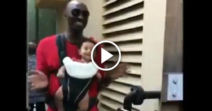 Kobe Bryant's Wife Posts Adorable Video of Kobe Dancing With Youngest Daughter in Front Baby Carrier