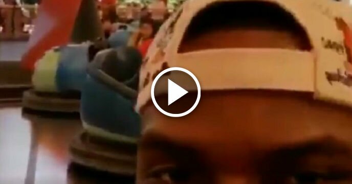 Russell Westbrook Took a Video of Him Driving a Bumper Car and the Results are Amazing